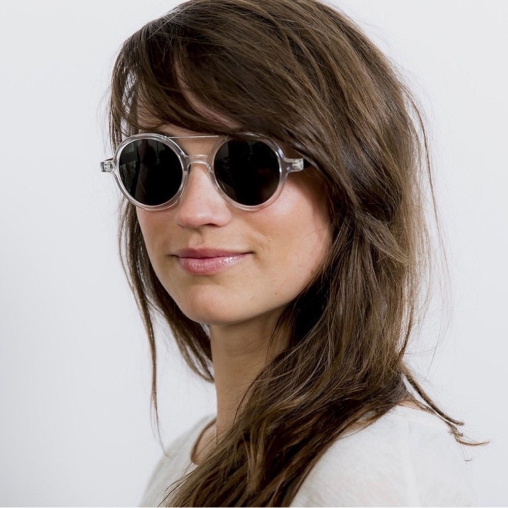 Komono Sunglasses NEW violet purple black round frame - Picture 13 of 14